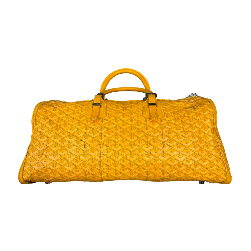 Goyard Croisiere 50 Duffle Bag Yellow