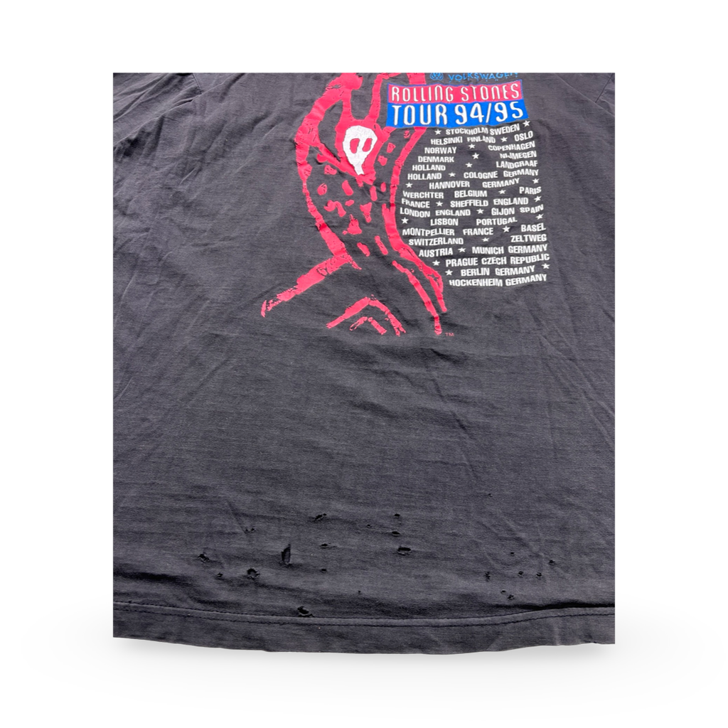 Rolling Stones Voodoo Lounge Tour Tee Faded Black