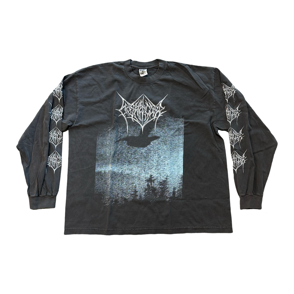 Basketcase Crow Long Sleeve Faded Black