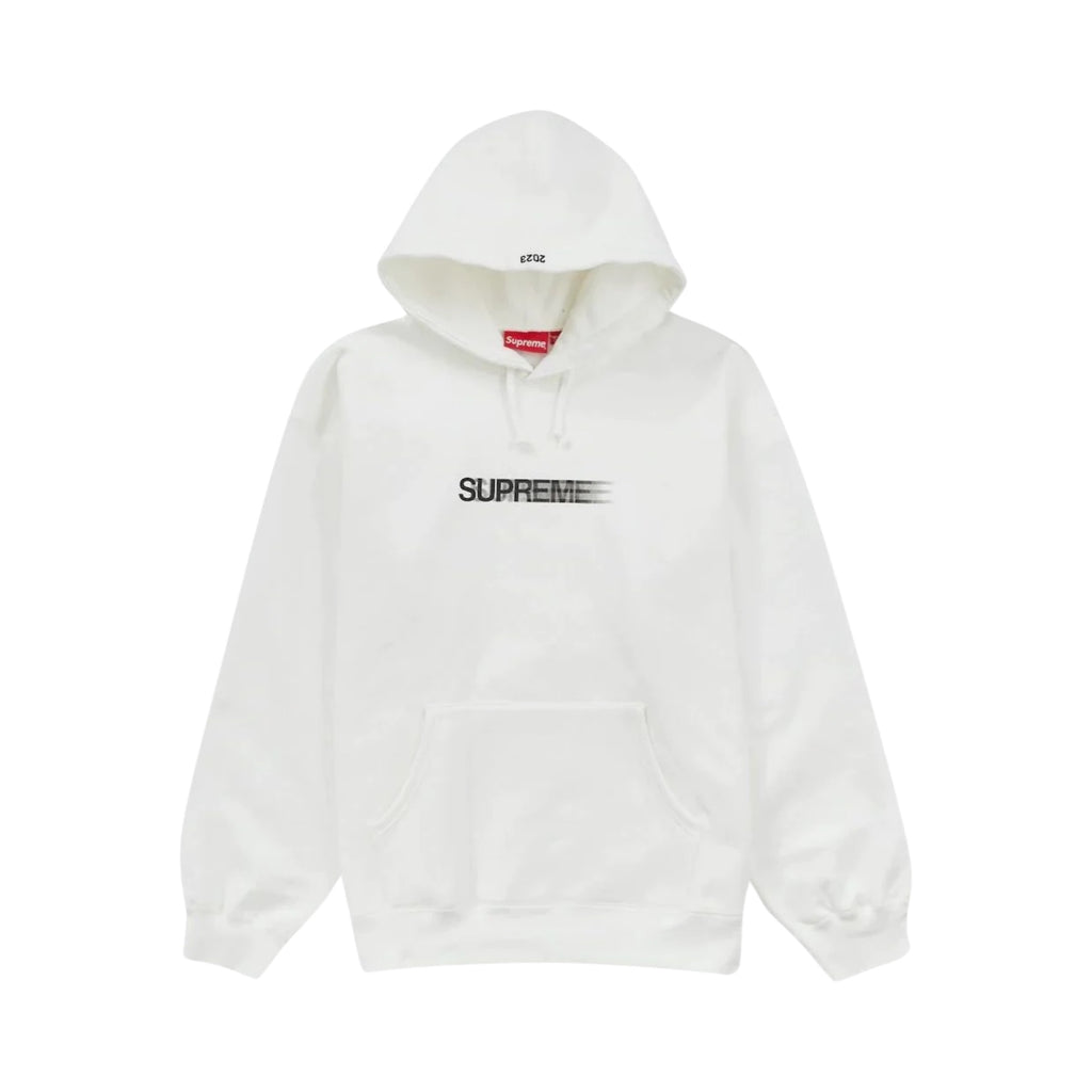 Supreme Motion Logo Hooded Sweatshirt (SS23) White