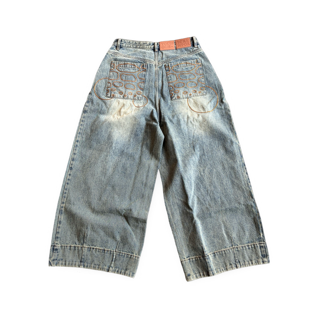 Nevereevern Pollen Coated Denim