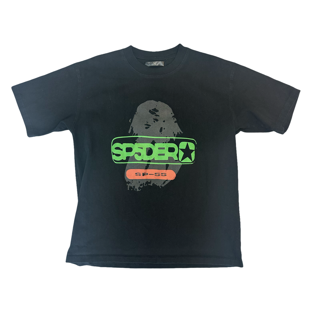 Sp5der Oversized Reunion Tee Black