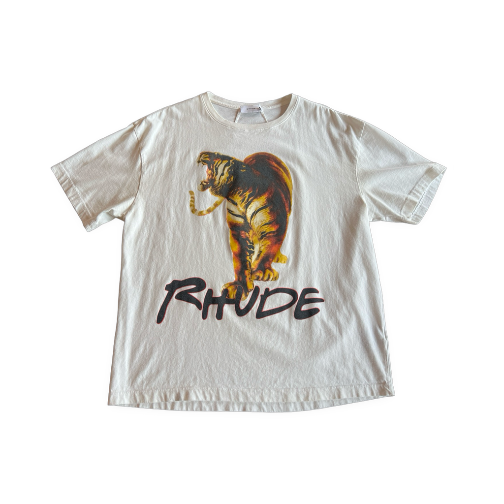 Rhude Tiger T-Shirt White