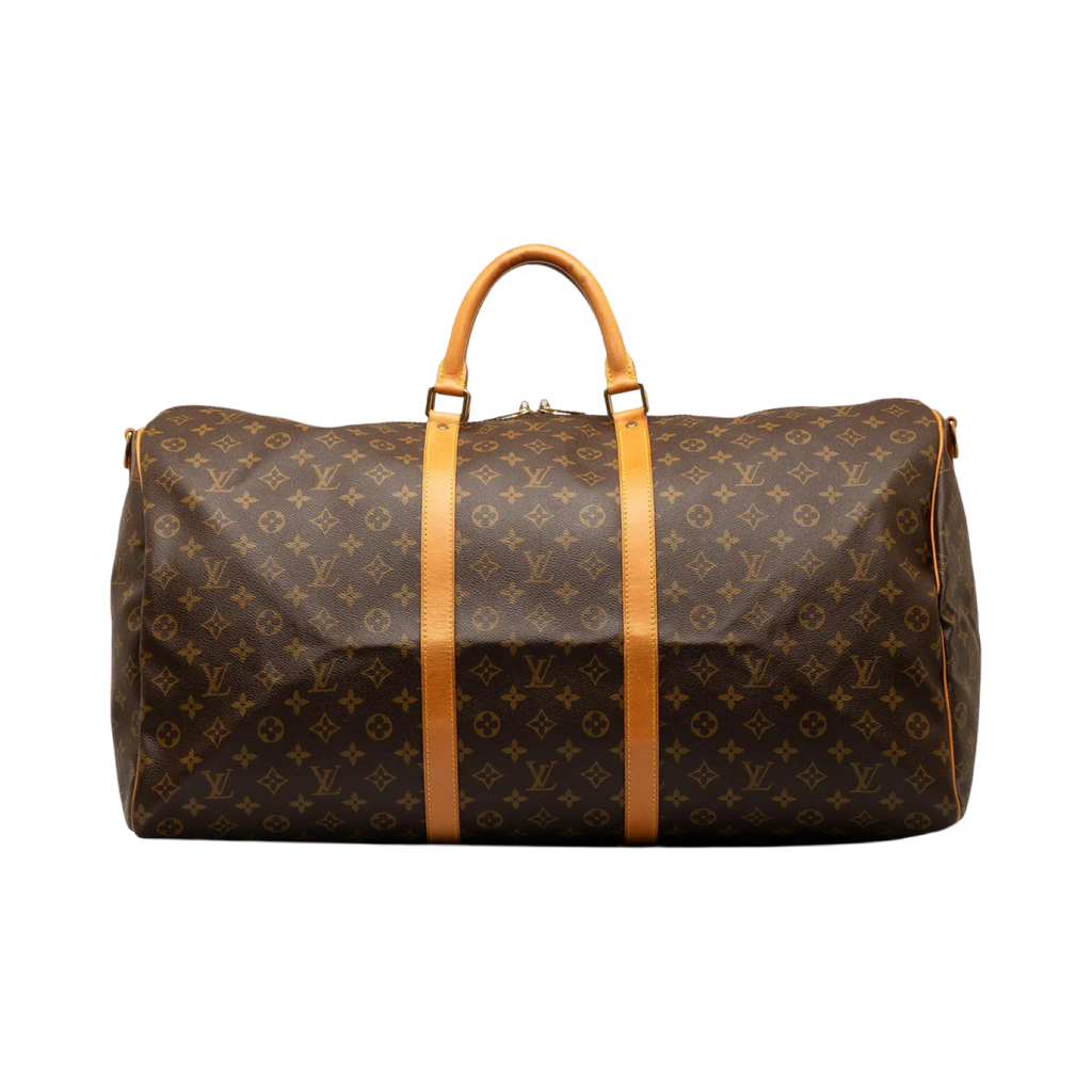 Louis Vuitton Monogram Keepall 60 Duffle Brown