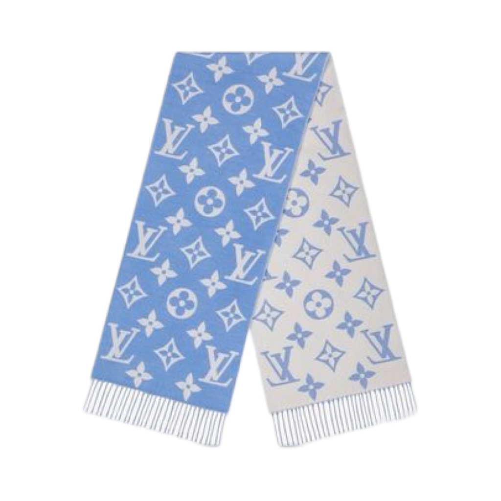 Louis Vuitton LV Essential Scarf Light Blue