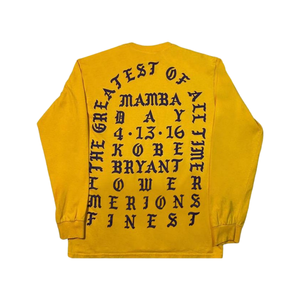 Kanye West I Feel Like Kobe Mamba Day T-Shirt Yellow