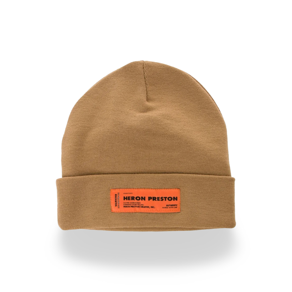 Heron Preston CTNMB Beanie Tan