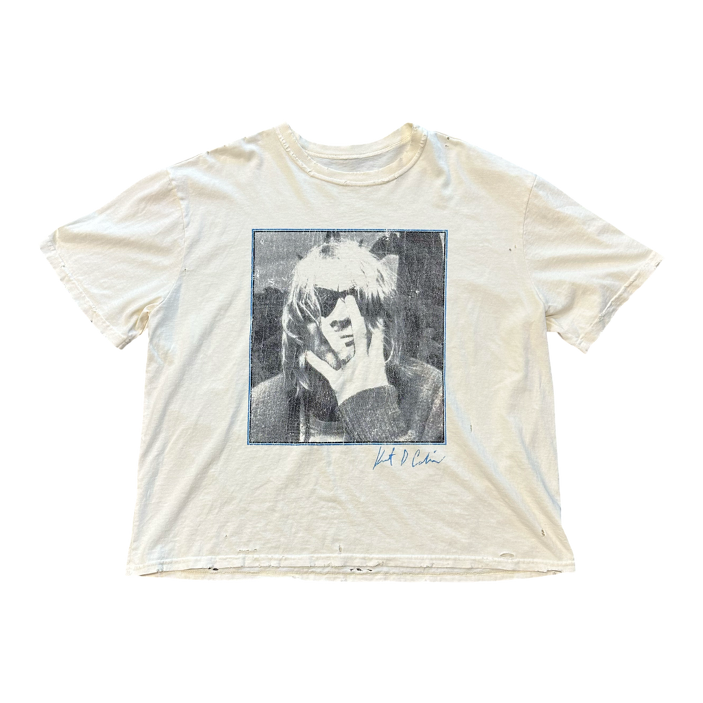 GV Gallery Raspberry Kurt Cobain T-Shirt Cream