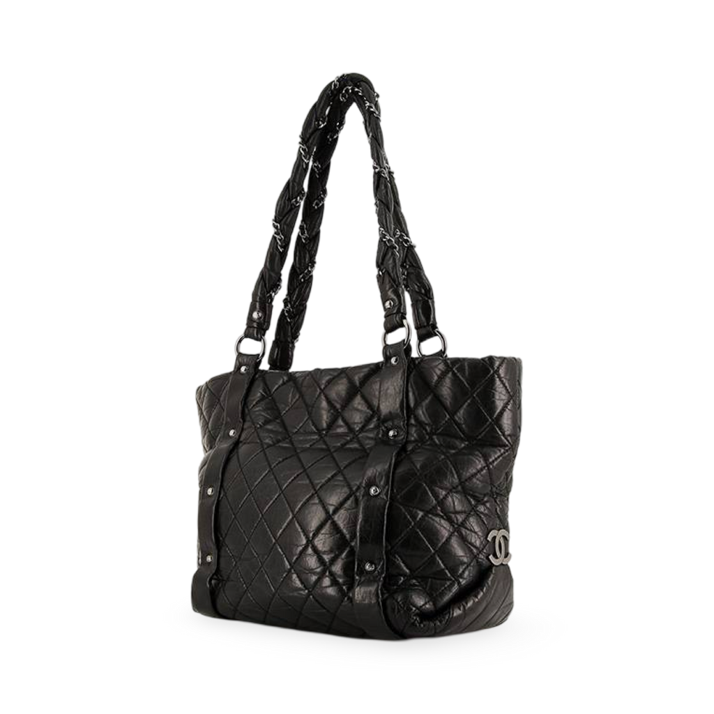 Chanel Lady Braid Tote Bag Black