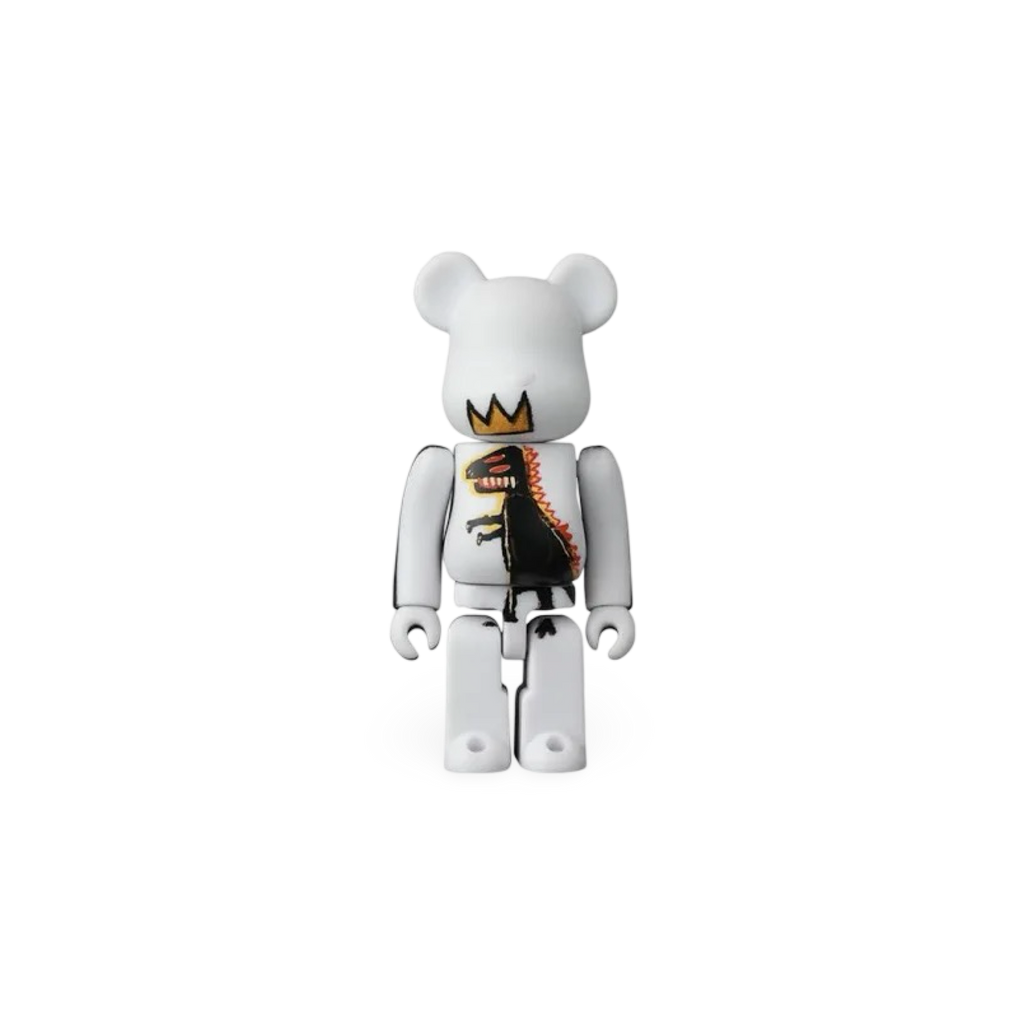 Basquiat Bearbrick White 100%