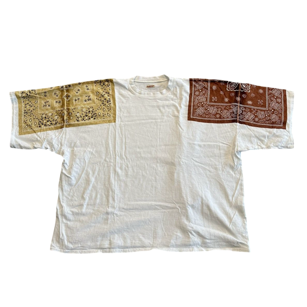 Kapital Bandana Sleeves T-Shirt White