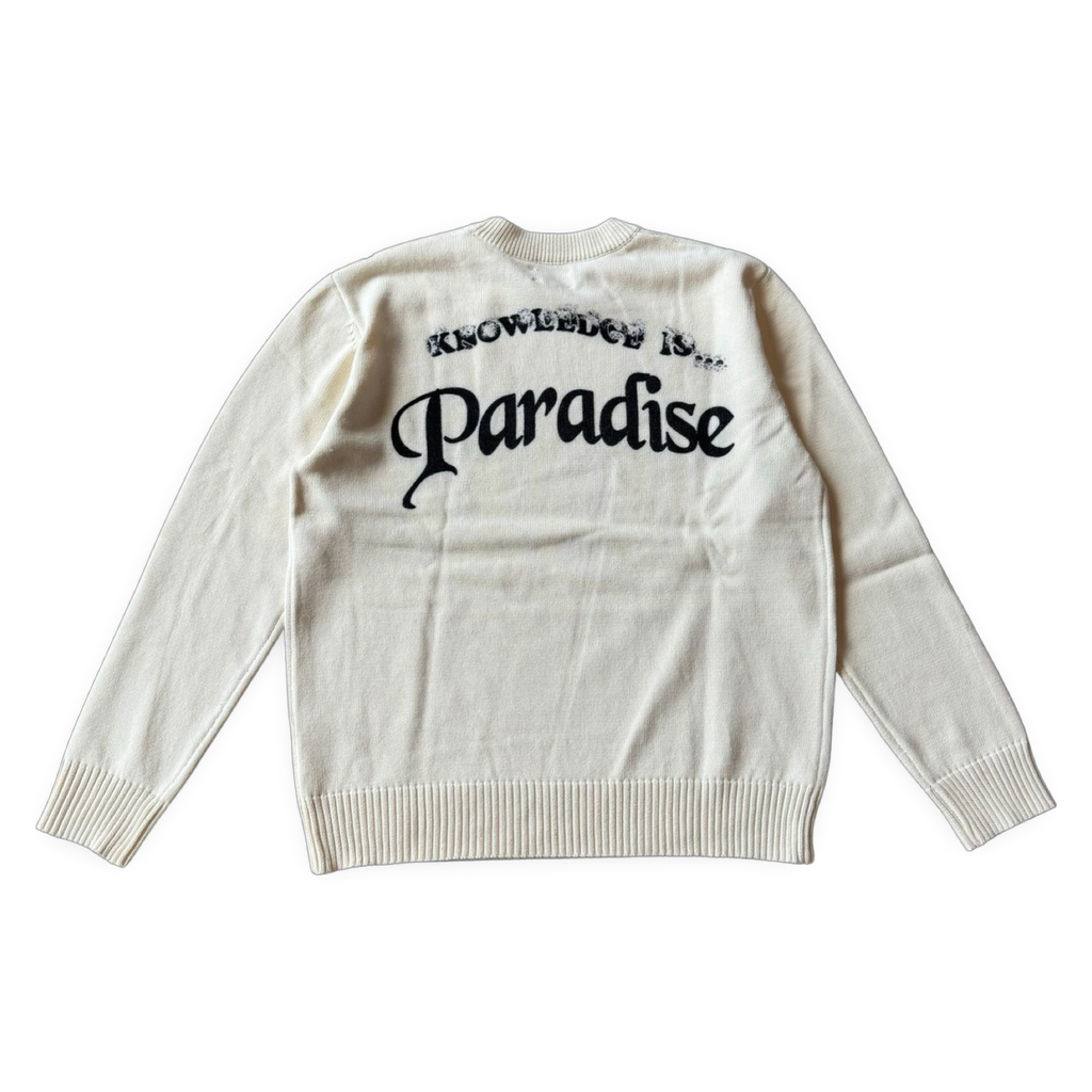 Barriers Knit Crewneck Sweater Cream