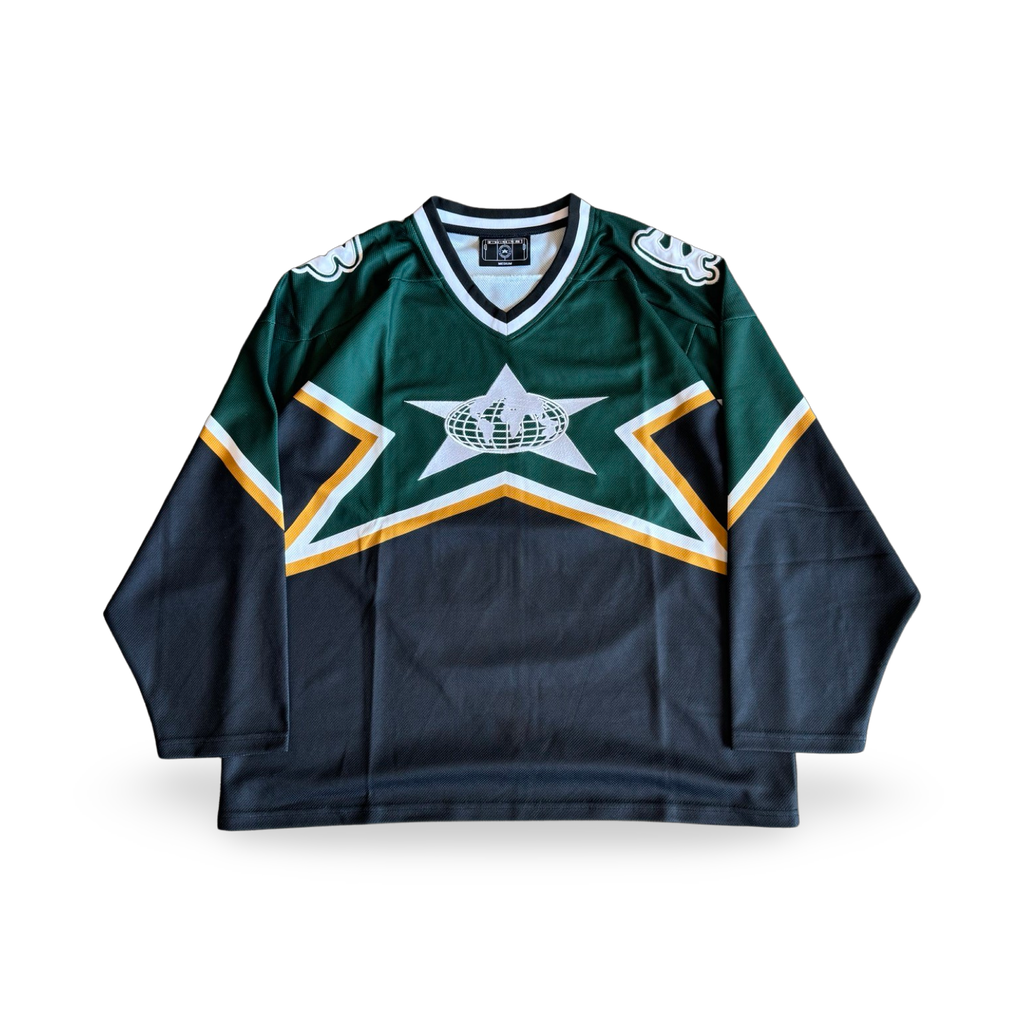 Barriers Hockey Jersey Green Black Gold