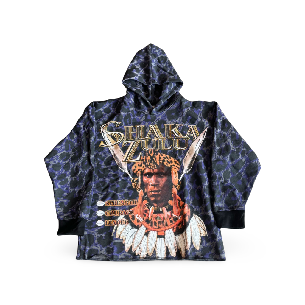 Barriers Shaka Zulu All Over Print Hooded Sweatshirt