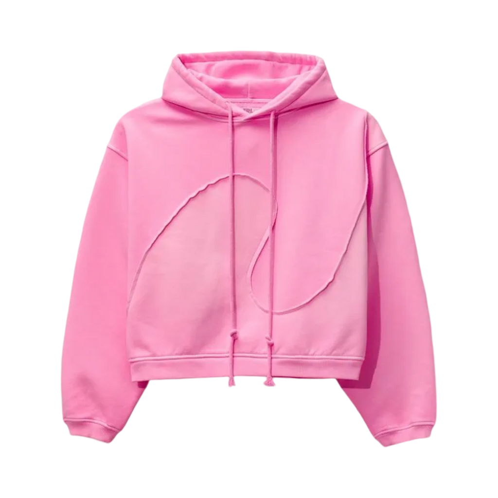 ERL Swirl Fleece Hoodie Pink