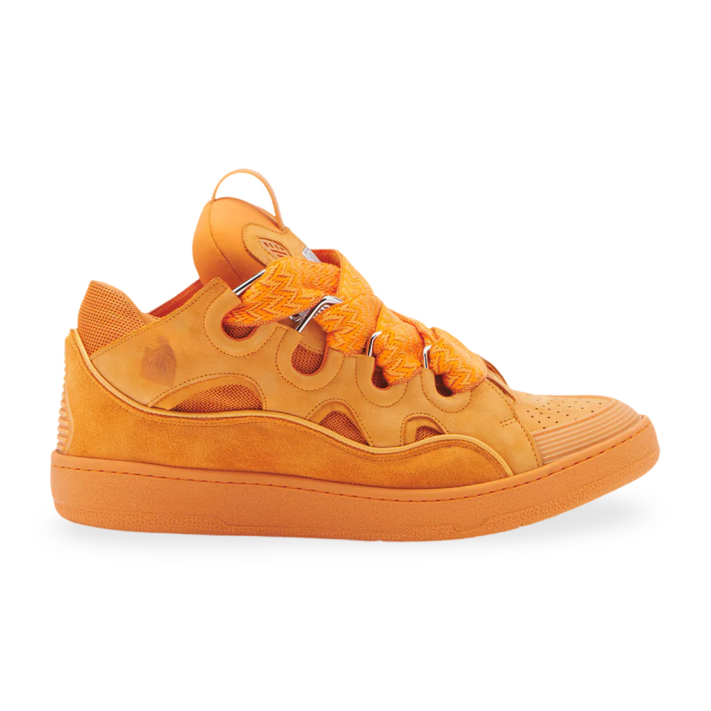 Lanvin Leather Curb Sneaker Mango