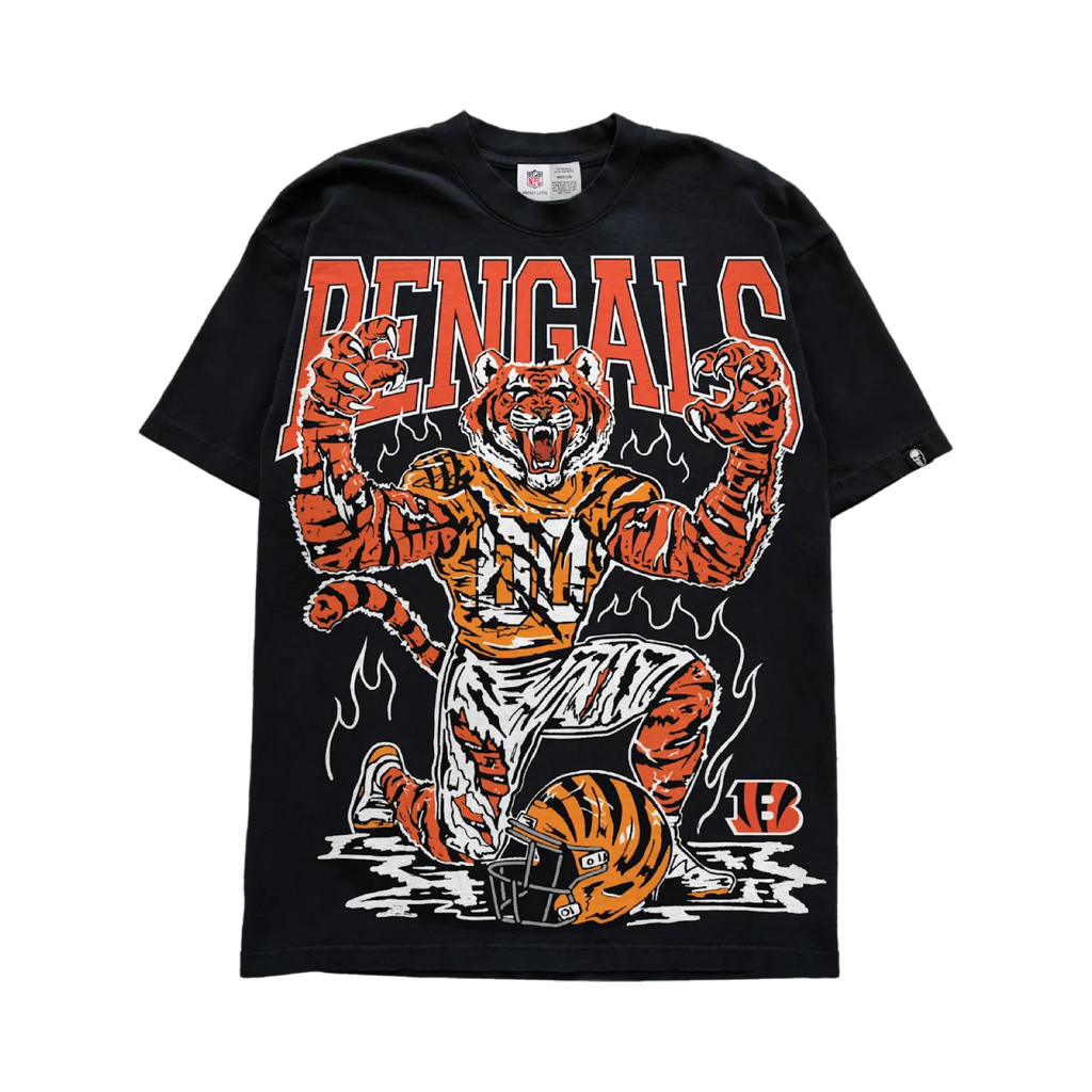 Warren Lotas x Bengals Roaring T-Shirt Black