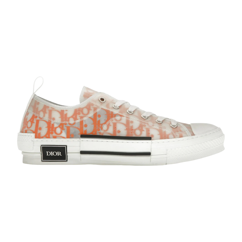 Dior B23 Low Orange Oblique Canvas