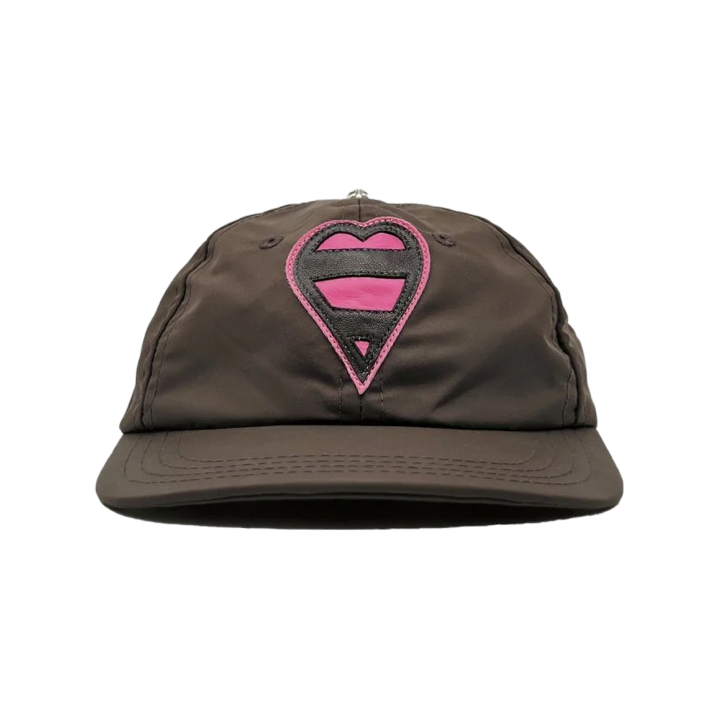 Chrome Hearts Matty Boy Pink Heart Hat Brown