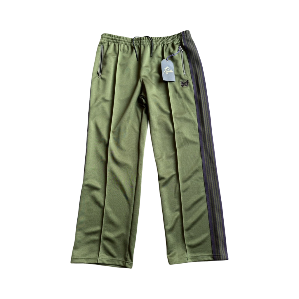 Needles Bootcut Track Pant Olive Green