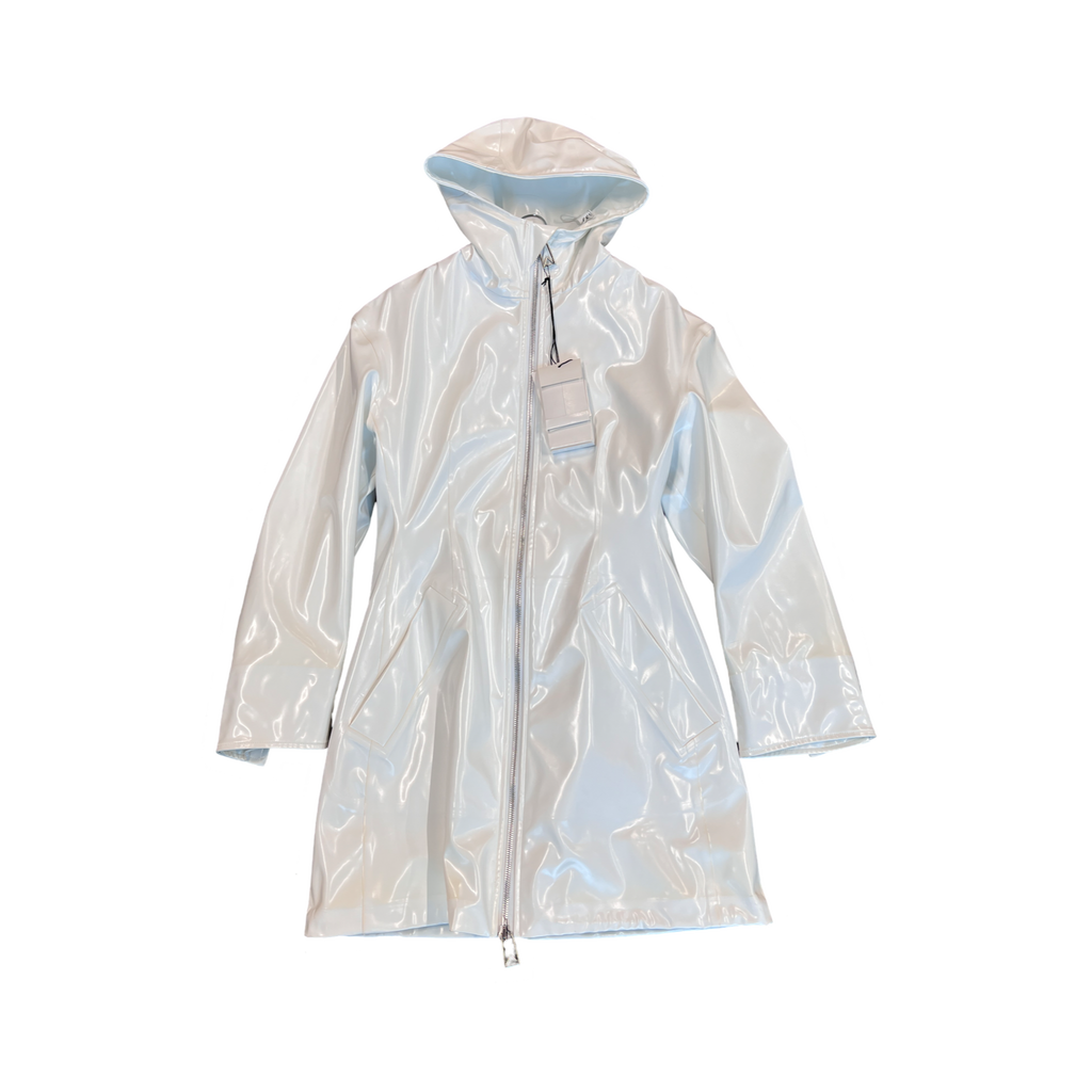 Bottega Veneta Parka Rubber Coat White