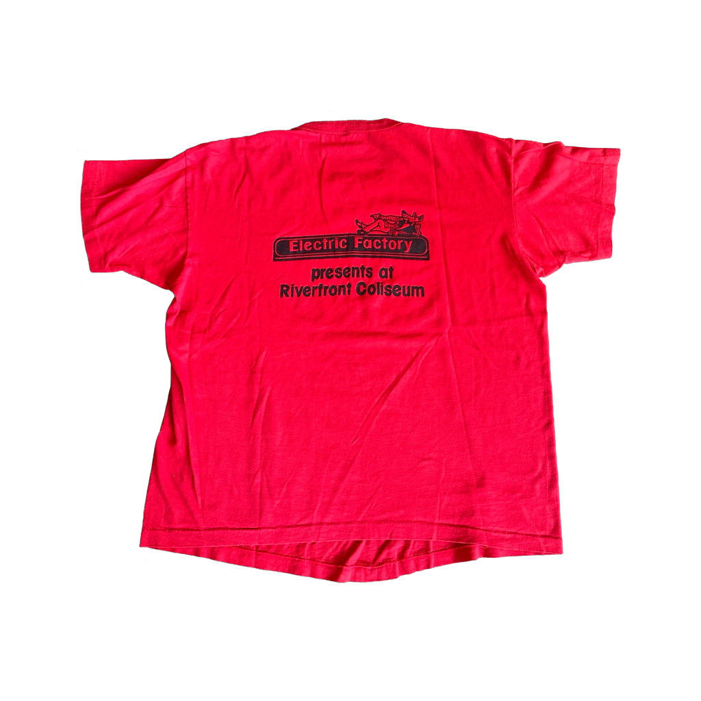 80s WEBN Welcomes Boston Tour T-Shirt Red