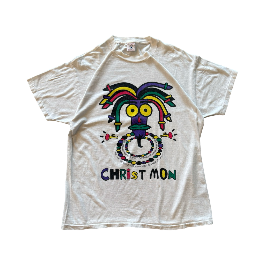 90s Christ Mon T-Shirt White