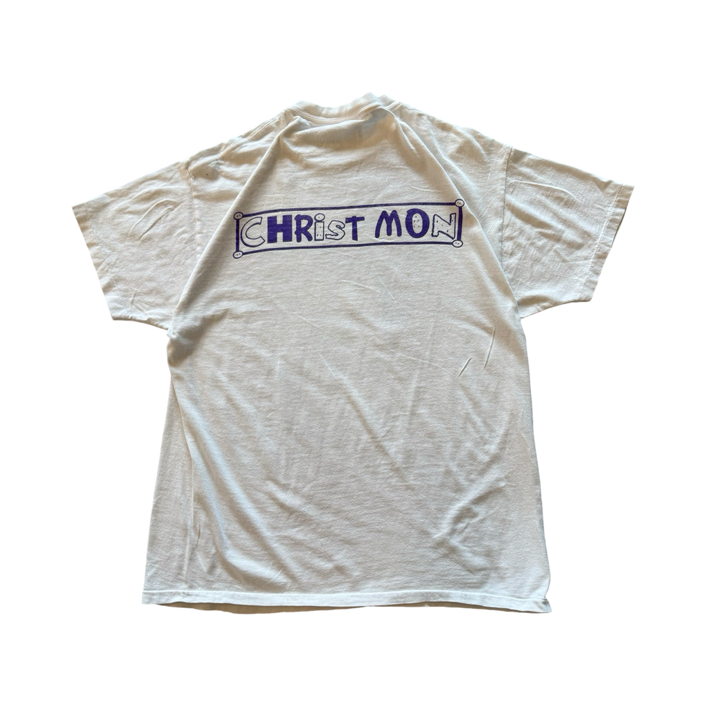 90s Christ Mon T-Shirt White