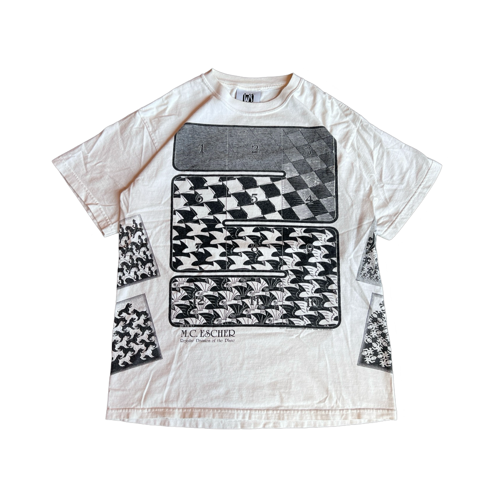 MC Escher 5 Art T-Shirt White