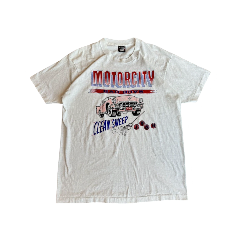 80s Motor City Bad Boys T-Shirt White