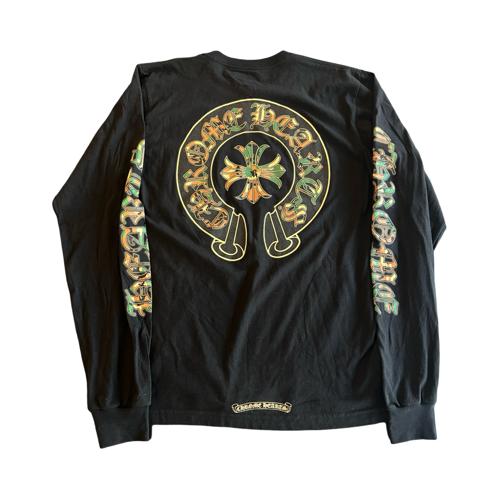 Chrome Hearts Triple Cross Longsleeve T-Shirt Black Camo