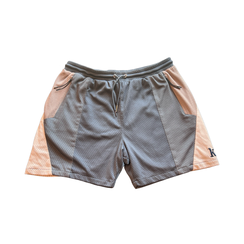 Kith Tri Color Mesh Shorts Blue