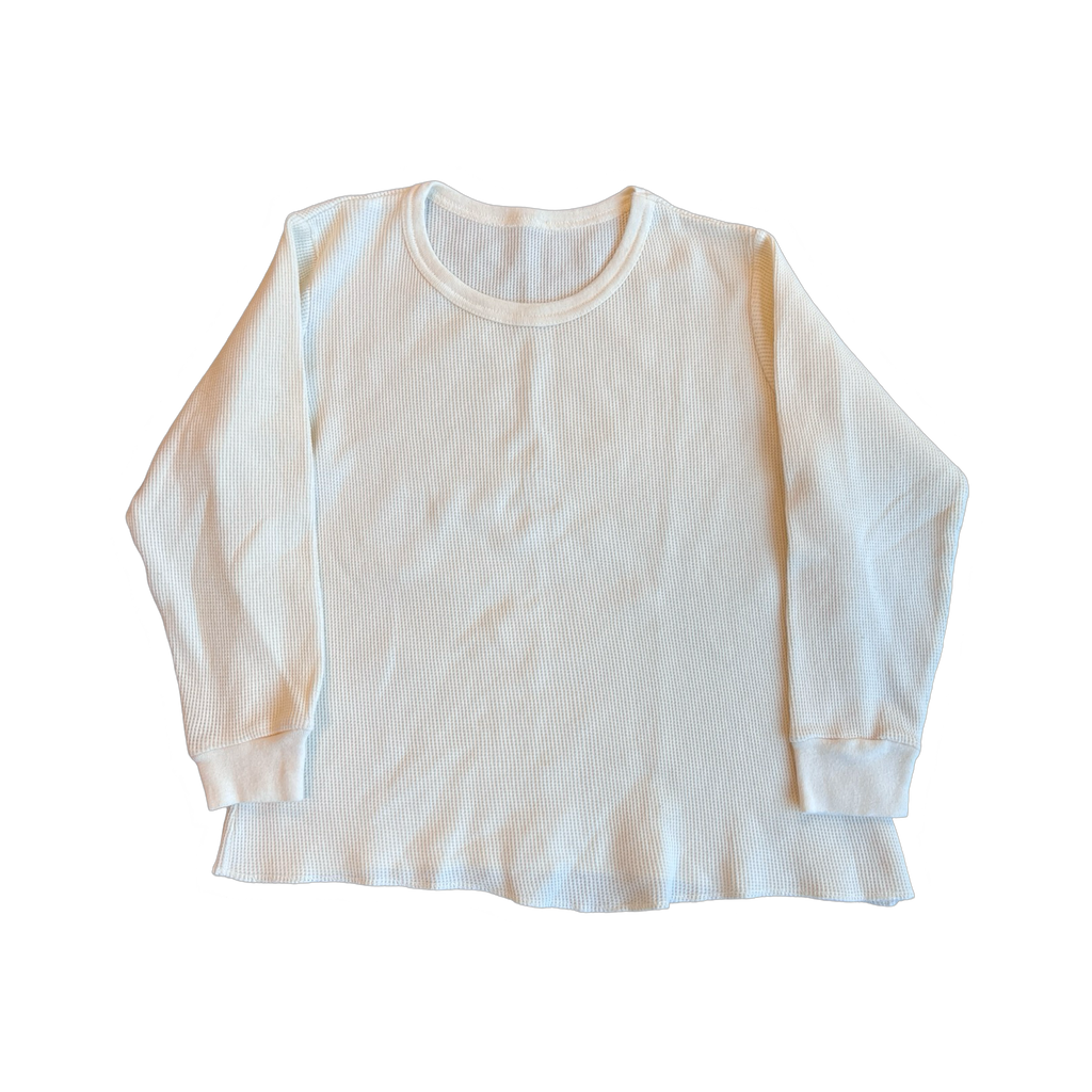 90s Thermal Longsleeve Cream