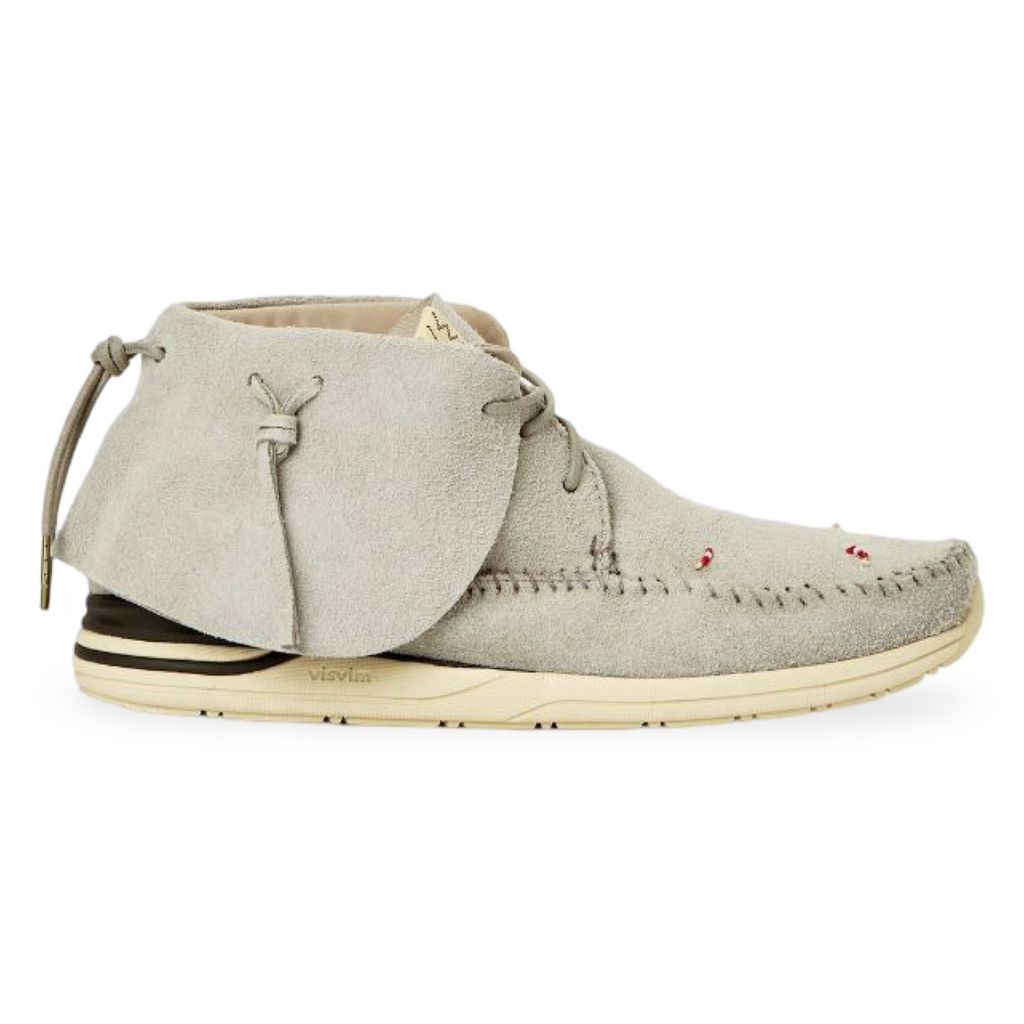 Visvim Suede Ankle Boots Grey