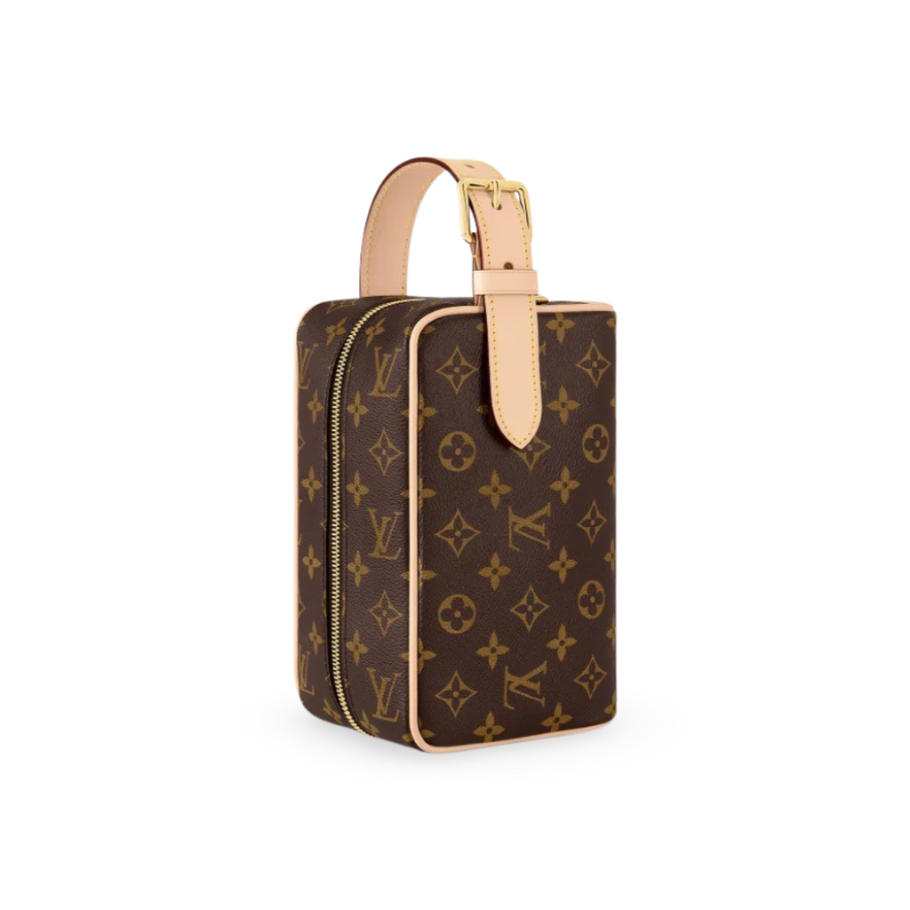 Louis Vuitton Locker Dopp Kit Monogram Brown