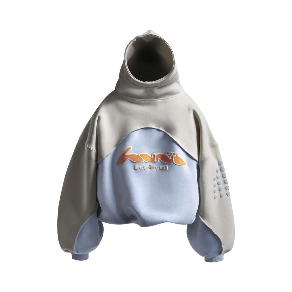 Huni Design Hoodie Baby Blue