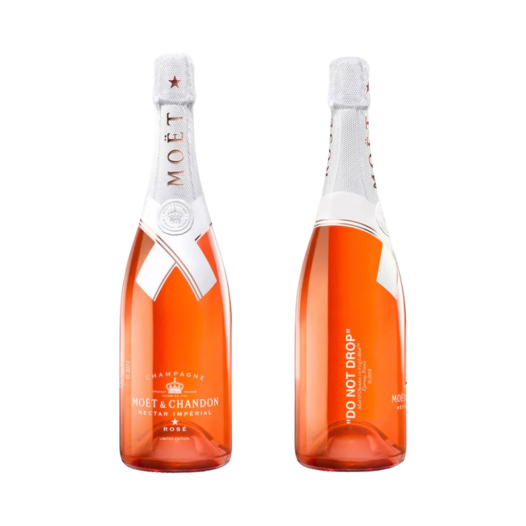 Virgil Abloh Moet Rose Bottle