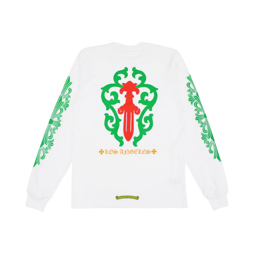 Chrome Hearts Los Angeles Exclusive Christmas L/S T-shirt White