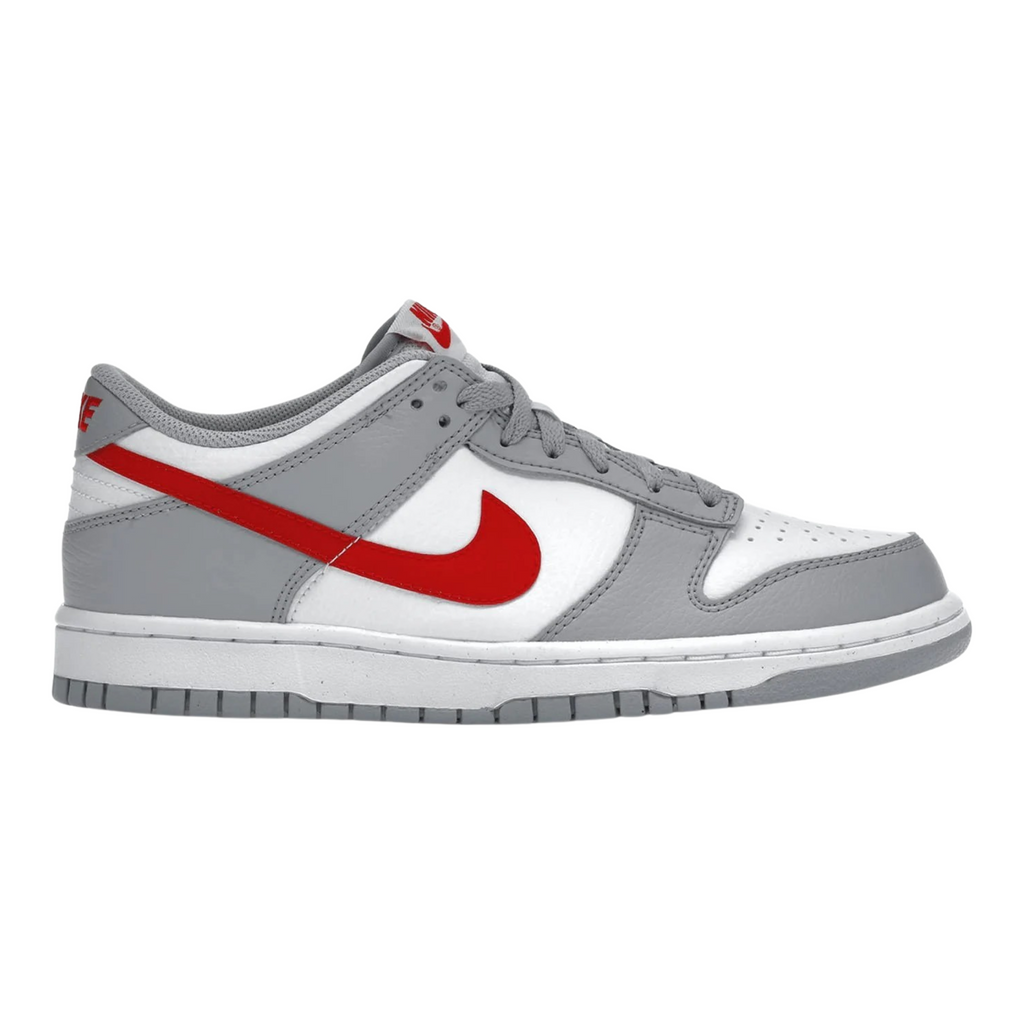 Nike Dunk Low White Wolf Grey University Red (GS)