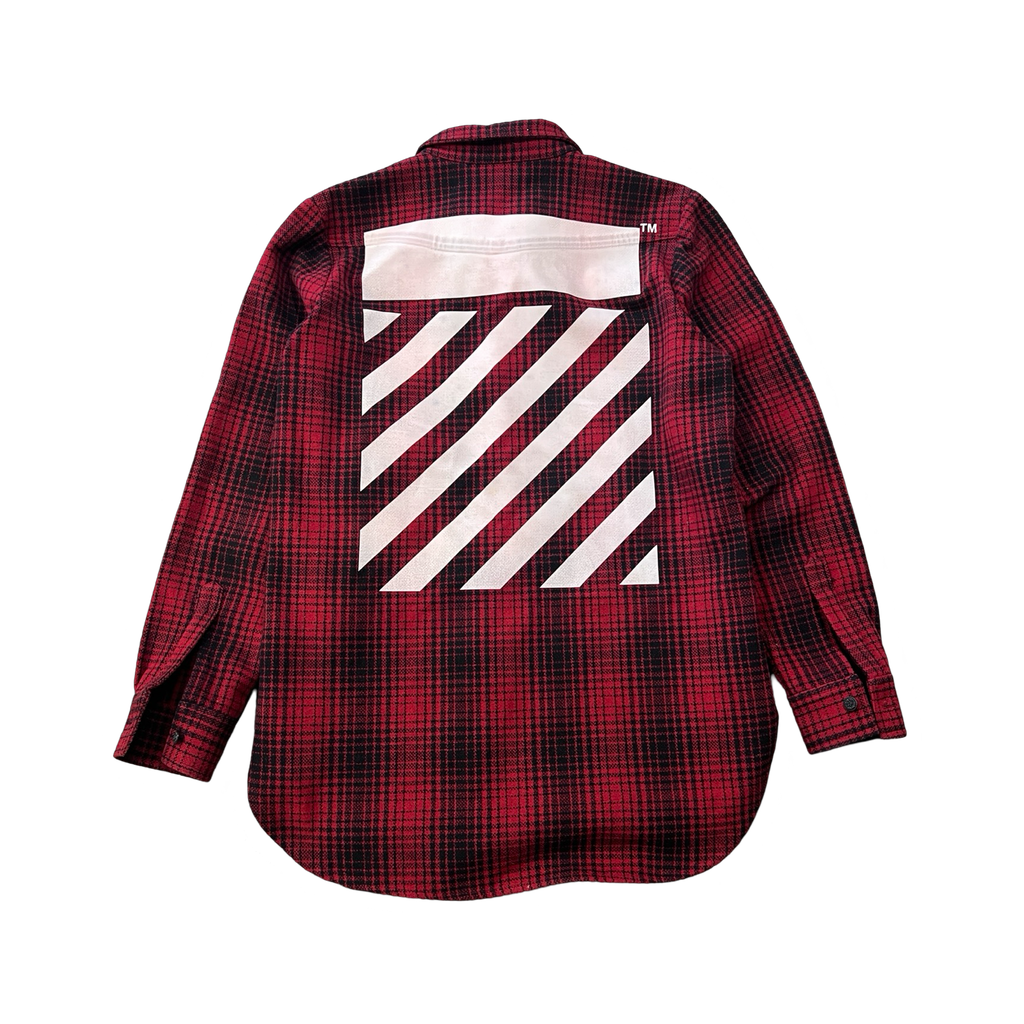 Off-White Flannel Red/Black