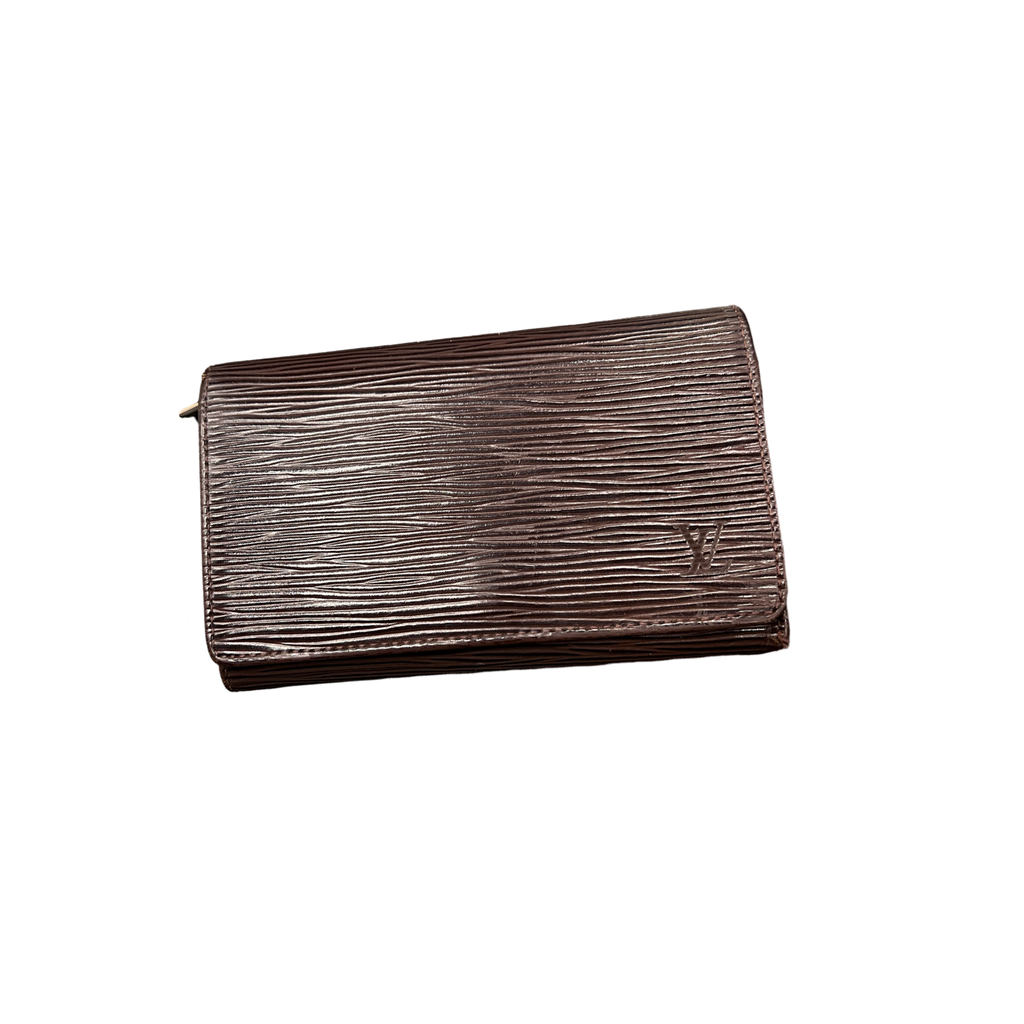 Louis Vuitton Epi Zip Wallet Brown