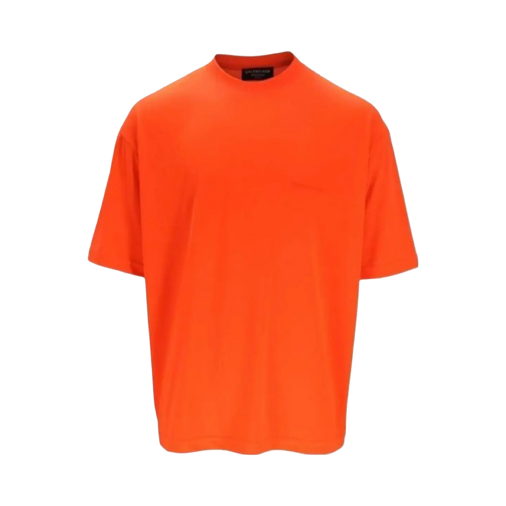 Balenciaga Small Logo T-Shirt Orange