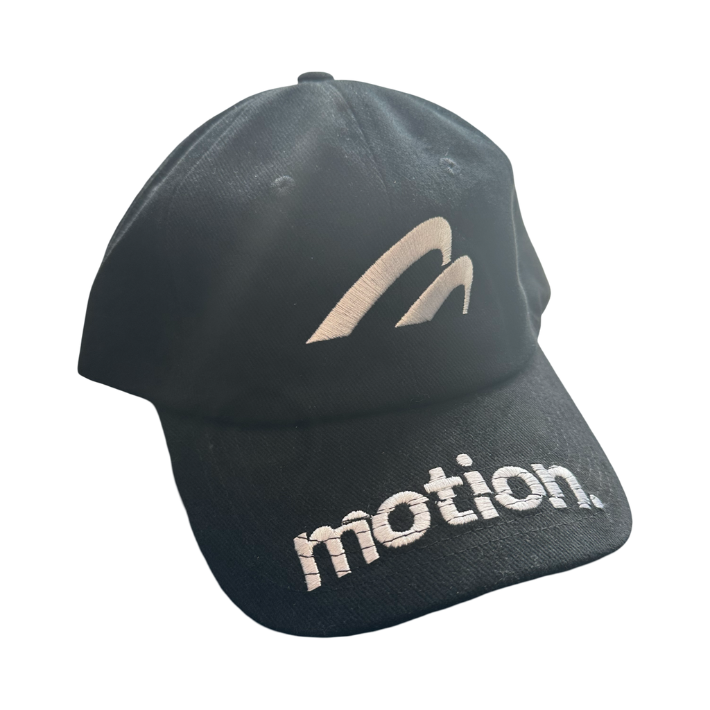 Motion Brim Logo Hat Black