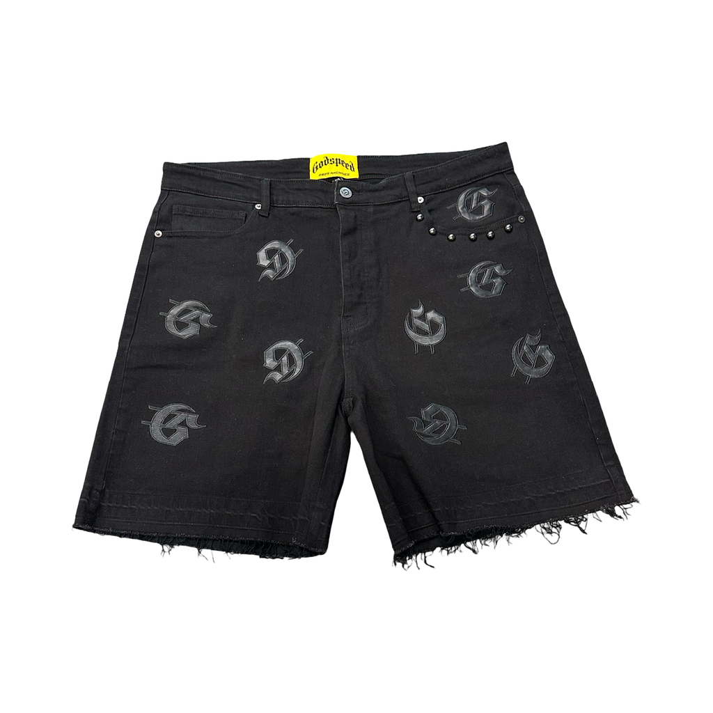 Godspeed Infinity Denim Shorts Black