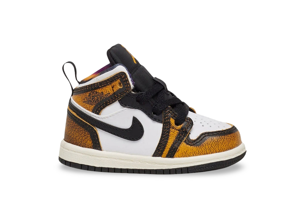 Jordan 1 Mid SE Orange Wear Away (TD)