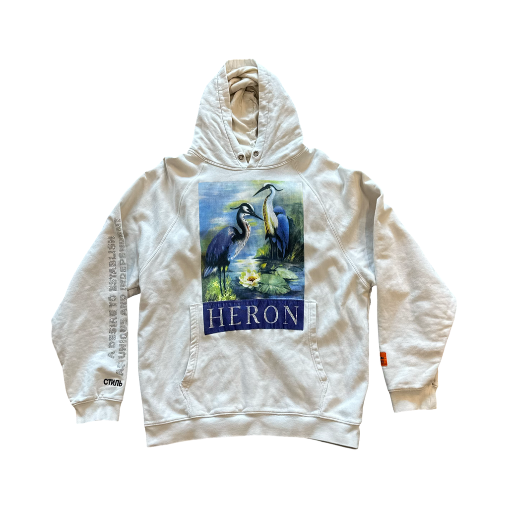 Heron Preston Rhinestone Sweatshirt White