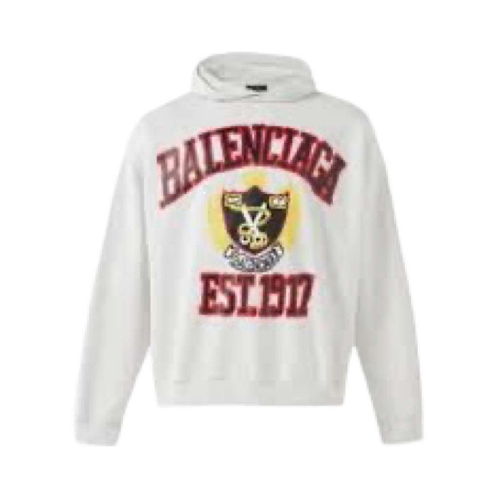 Balenciaga DIY University White Hoodie
