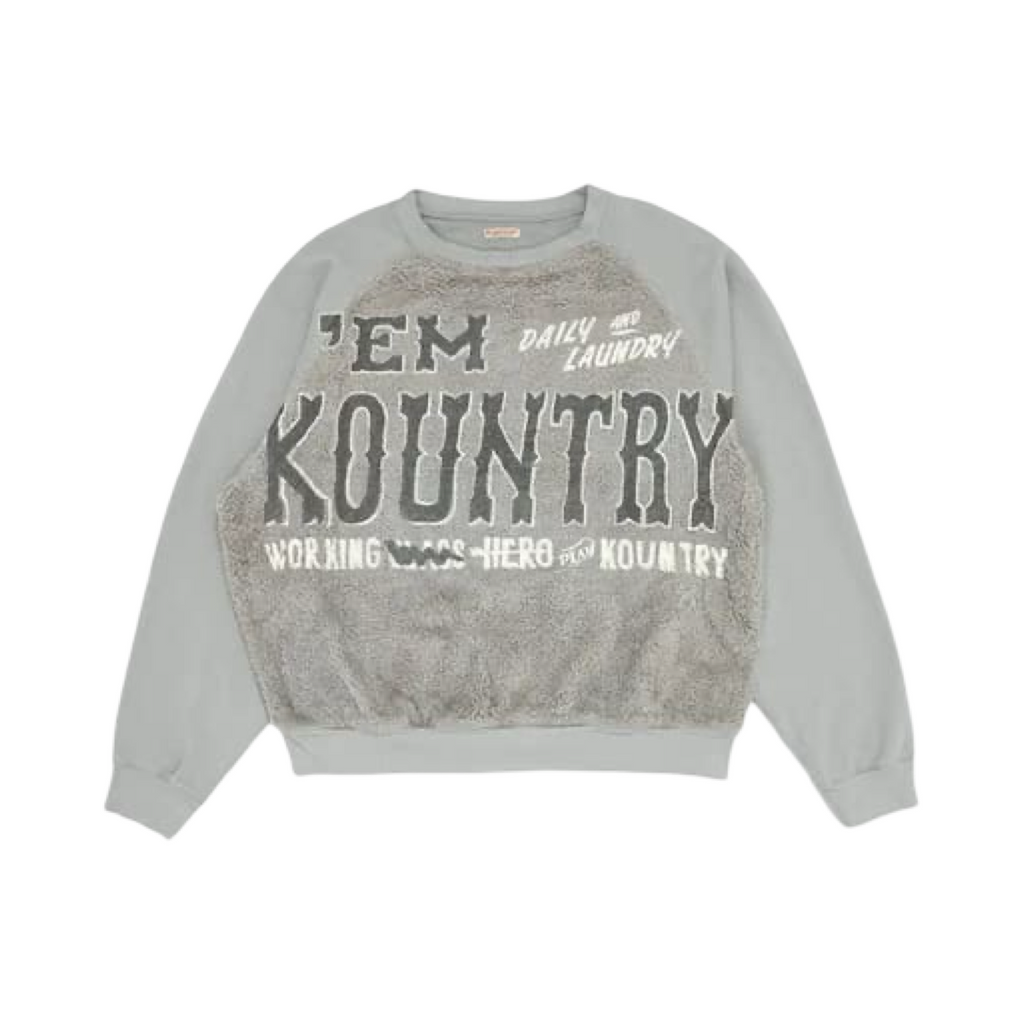 Kapital Grizzly Fur Grey Crewneck