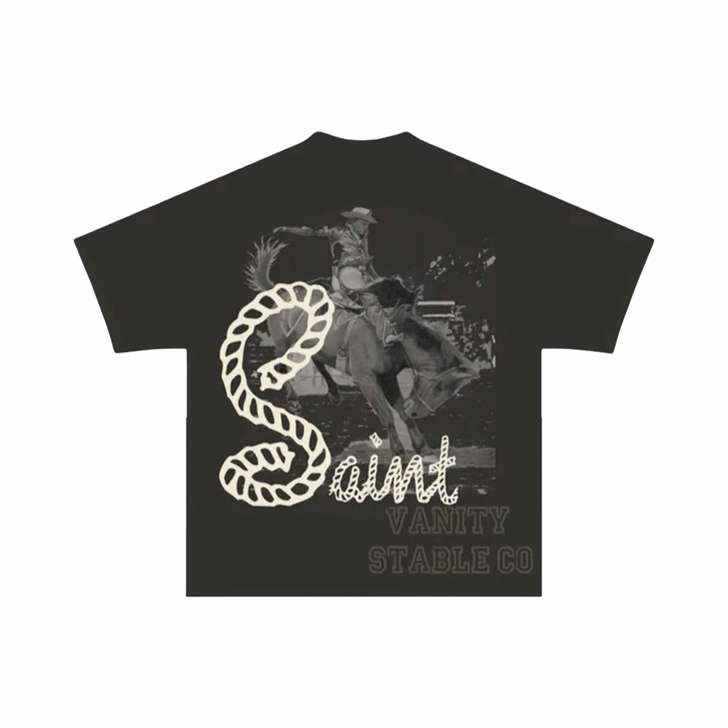 Saint Vanity Rodeo T-Shirt Faded Black
