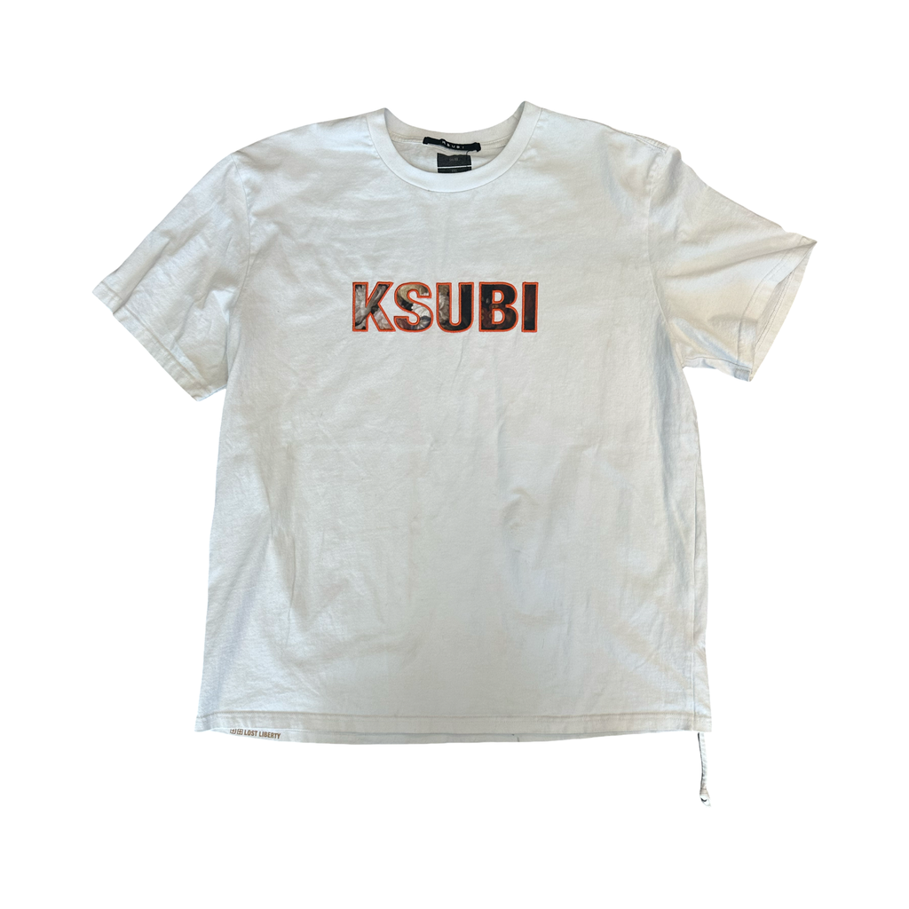 Ksubi Basic Camo Logo T-Shirt White